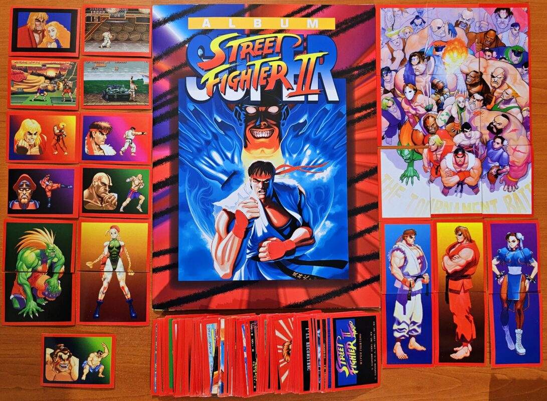 Street Fighter (1995): Álbum con todas sus láminas a pegar foto 1
