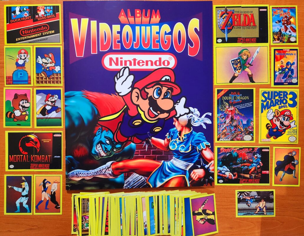 Video Juegos Nintendo: Álbum con todas sus láminas a pegar foto 1