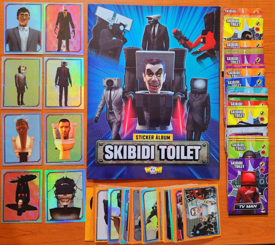 Skibidi Toilet: Álbum con todas sus láminas a pegar foto 1