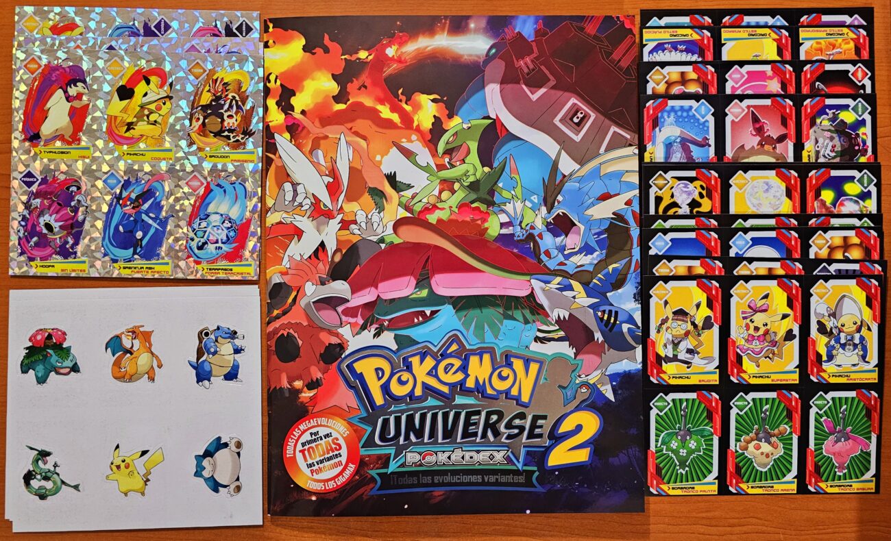 Pokémon Universe 2: Álbum con todas sus láminas a pegar foto 1