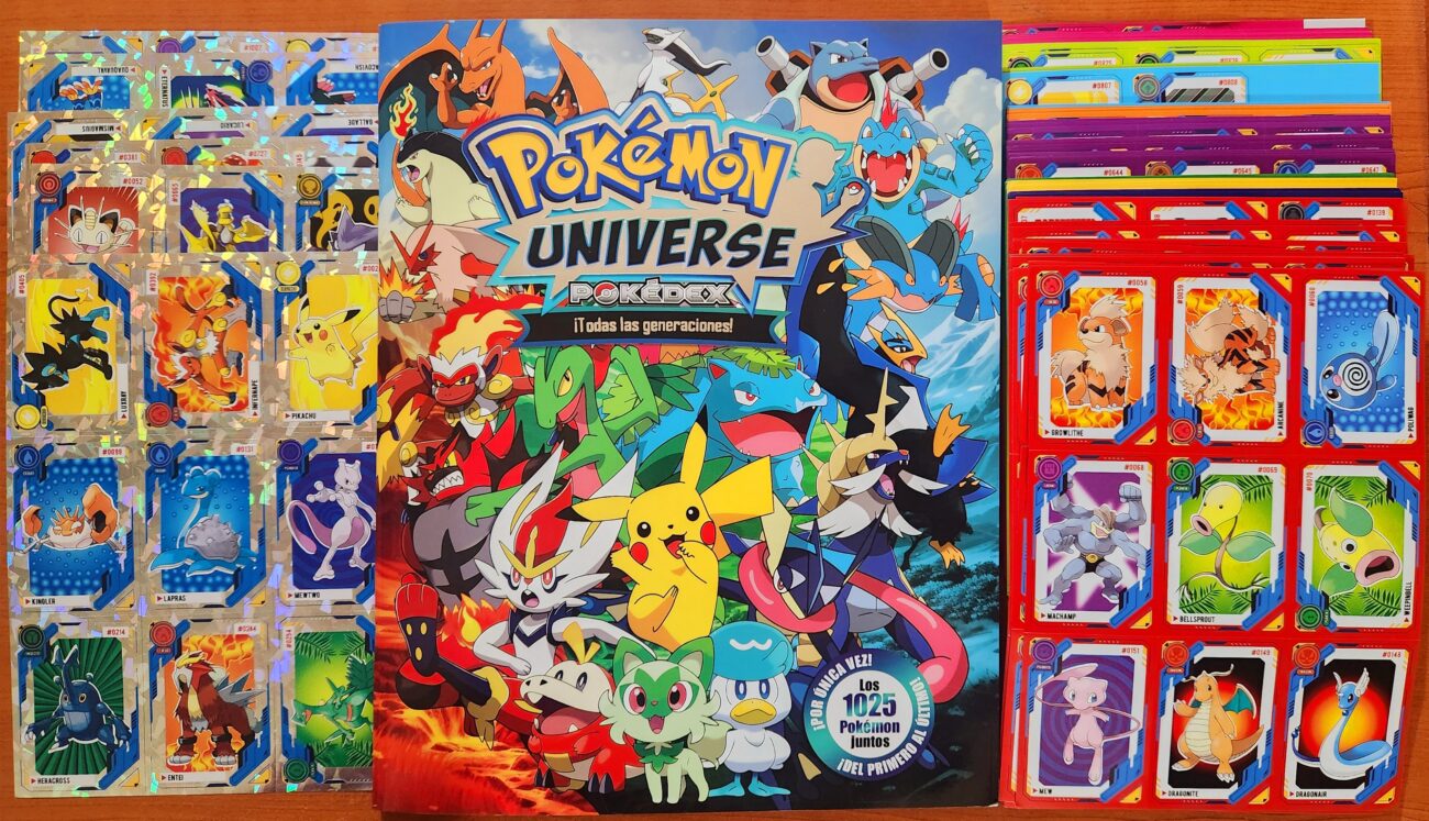 Pokémon Universe 1 [1025 Láminas a Pegar]: Álbum con todas sus láminas a pegar foto 1
