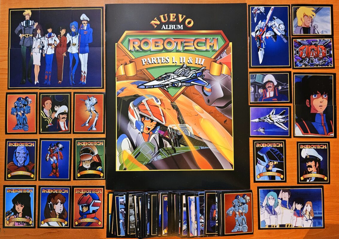 Robotech 3: Álbum con todas sus láminas a pegar foto 1