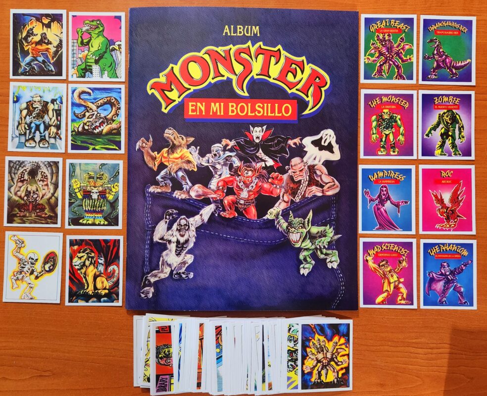 Monster en mi Bolsillo [Monster in my Pocket]: Álbum con todas sus láminas a pegar foto 1