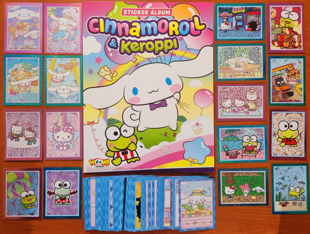 Cinnamoroll & Keroppi: Álbum con todas sus láminas a pegar foto 1