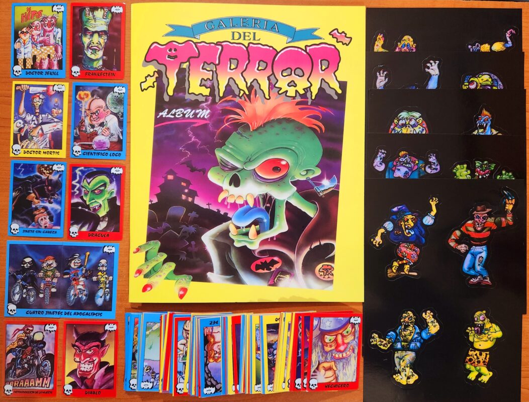 Galeria Del Terror: Álbum con todas sus láminas a pegar foto 1